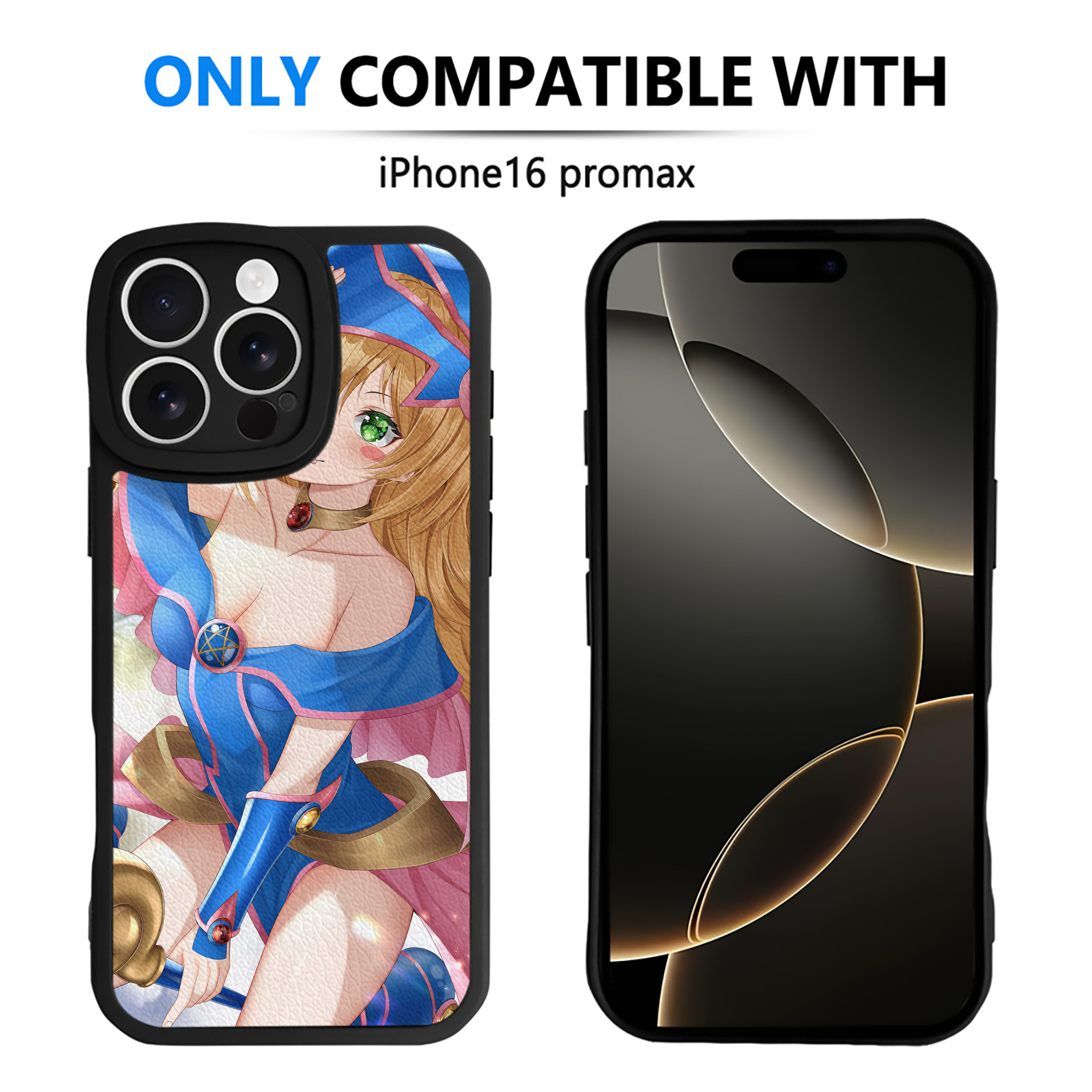 （画像用） 遊☆戯☆王 Yu-Gi-Oh! 【iPhone 16シリーズ対応】シリコンスマホケース（レザー調） 材質：シリコン